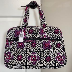 NWT Vera Bradley Medium Traveler Bag in Scroll Medallion Pattern.